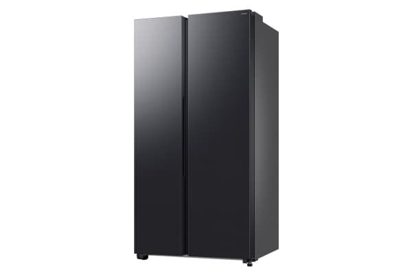 Samsung Series 6 RS70F65QEF, Frittstående, Amerikansk dør, Sort, 2 dører, LED, R600a