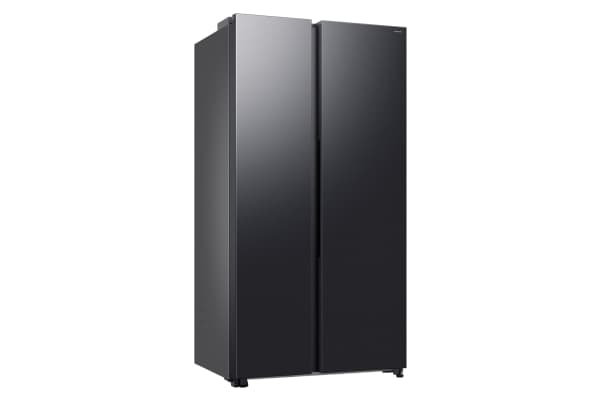 Samsung Series 6 RS70F65QEF, Frittstående, Amerikansk dør, Sort, 2 dører, LED, R600a