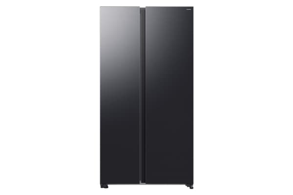 Samsung Series 6 RS70F65QEF, Frittstående, Amerikansk dør, Sort, 2 dører, LED, R600a