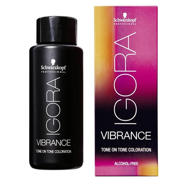 Schwarzkopf Professional Igora Vibrance Kit 1-0 Svart 60ml+60ml