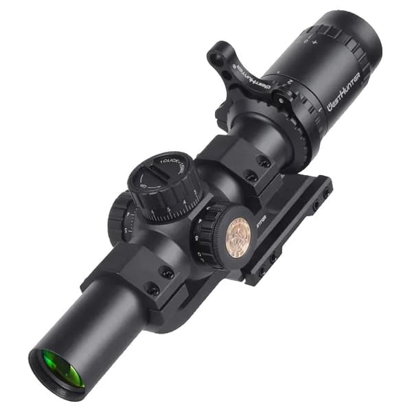 Metsästyskaukoputki, HD-lasilla kaiverrettu tähtäin, laaja näkökenttä, Matala 11MM ThrowLever One Piece Mount