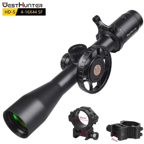 Kikarsikte, HD-S 4-16X44, Mil Dot Taktiskt, High 20MM ThrowLever
