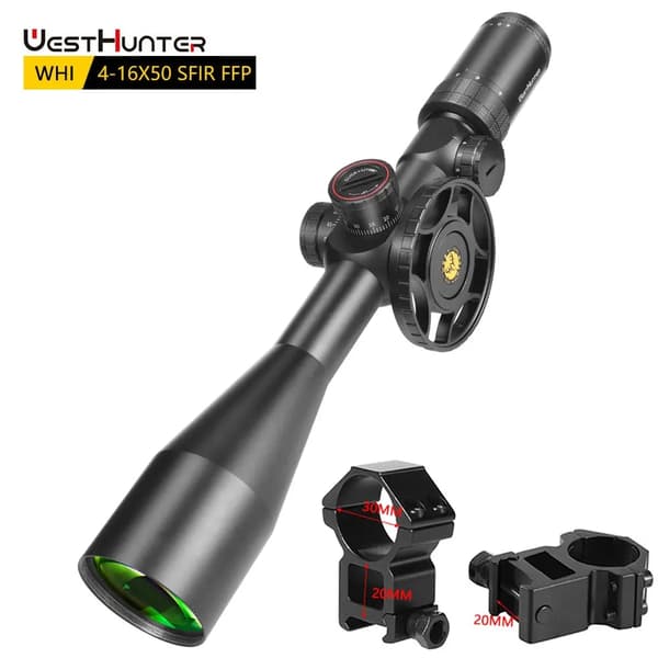 Jaktsikte, första fokalplanet, upplyst riktmedel, Höga 20MM-fästen