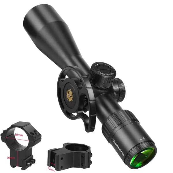 Kiväärioptiikka, 4-16x44 suurennos, ensimmäinen tarkennustaso,Korkea 11mm Kiinnitys