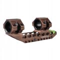 Miniatyrbild 2 av 11: Kikarsiktesfäste 25,4 mm/30 mm ett stycke Picatinny 20 mm LEVEL brunt