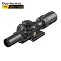 Miniatyrbillede 2 af 2: Riflesigte, 1-10x forstørrelse, fuldt multi-belagte linser,One Piece Mount