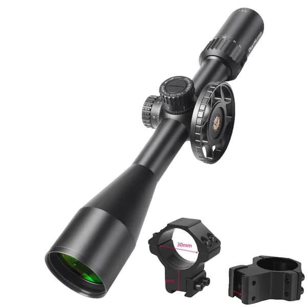 Jagtriflesigte, 6-24x Forstørrelse, Første Fokale Plan,Lav 11mm Montering