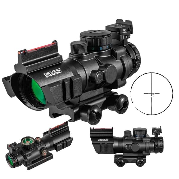 Riflescope 4x32, 20mm Dovetail Mount, Taktisk Design, Holdbar Konstruktion