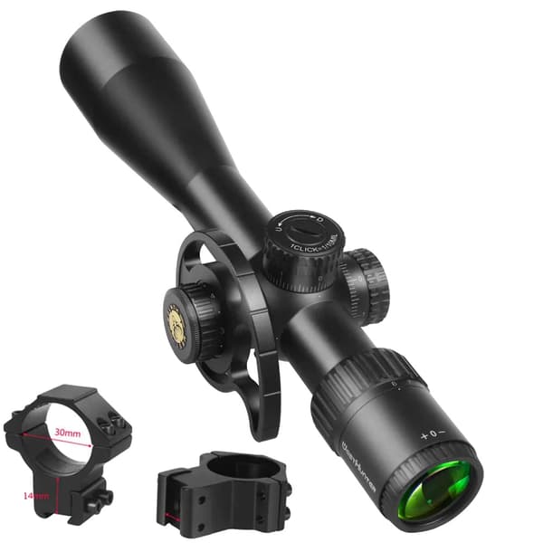 Kompakt sigte, første fokalplan, oplyst sigtekorn, Lav 11mm montering
