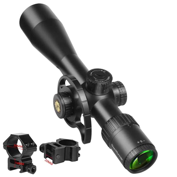 Kompakt sigte, første fokalplan, oplyst sigtekorn, Lav 20mm montering