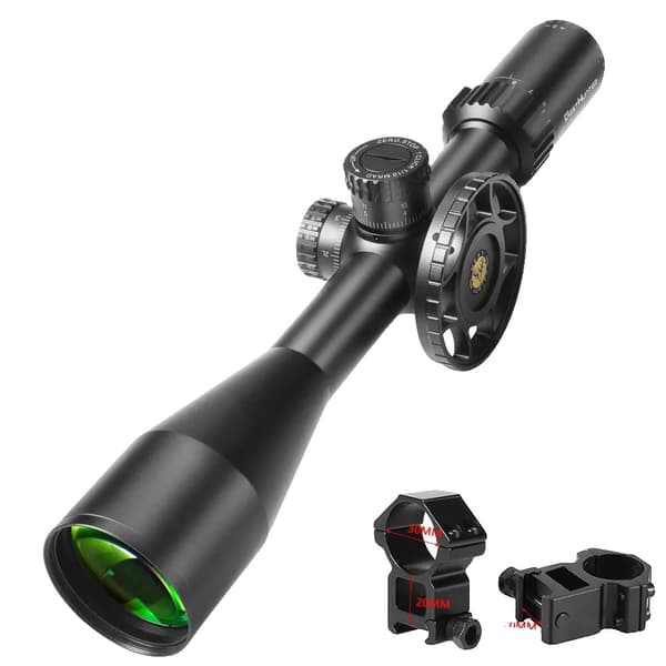 Hunting Scope, 6-24x Suurennos, Ensimmäinen Fokaalitaso,Korkeat 20 mm kiinnikkeet