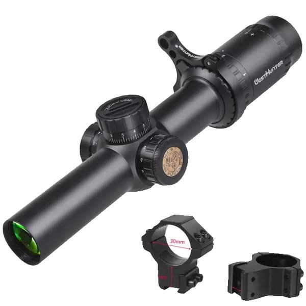 Metsästyskaukoputki, HD-lasilla kaiverrettu tähtäin, laaja näkökenttä, Matala 11MM ThrowLever