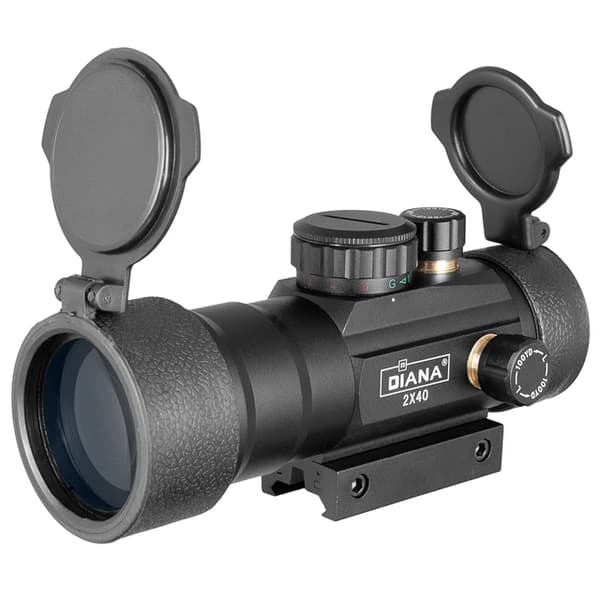Grøn Rød Prik Sigte Scope, Taktisk Optik, Passer til 11/20mm Skinne, 2X40