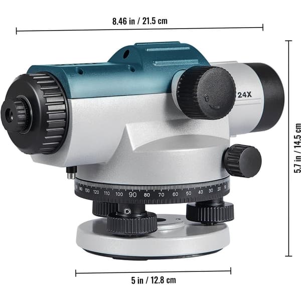 24X 40mm bländare automatisk optisk nivåsats med magnetisk dämpningskompensator, utmärkt noggrannhet, ljusare/klarare bild