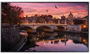 SAMSUNG QM43B 43inch UHD/4K 16:09 edge-LED 500nits Speakers 2x10W black 3xHDMI 2 DP 1.2 RS232 in/out USB 2 x 2 Ethernet Sort