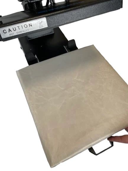 Automatisk varmepresser med rulleplade og slide over- 38cm x 38cm