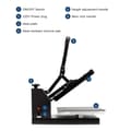 Miniatyrbillede 2 af 6: Standard Varmepresser - 38x38cm