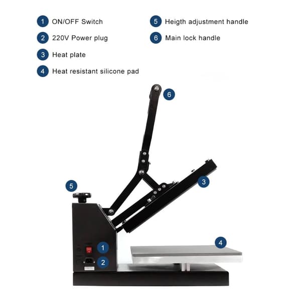 Standard Varmepresser - 38x38cm