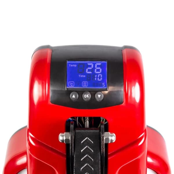 Semi-automatisk varmepresser med rulleplade - 38x38cm