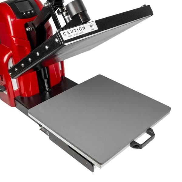 Semi-automatisk varmepresser med rulleplade - 38x38cm