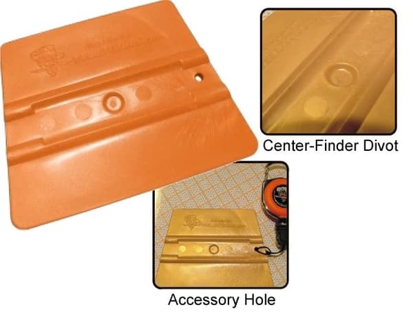 Orange Teflonskraber: ProWrap kvalitet.