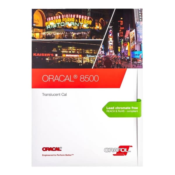 Oracal 8500 Farvekort