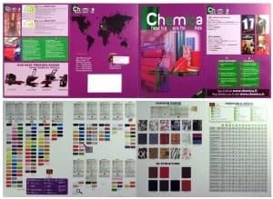 Chemica Tekstil Folie Farvekort