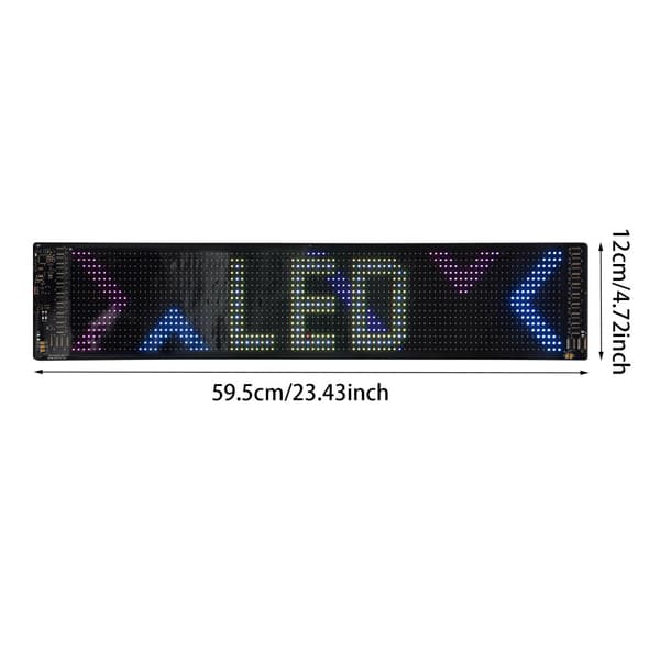 Flexibel LED-skärm, APP-kontroll, RGB-belysning