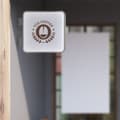 Miniatyrbild 2 av 4: Akrylnovellbelysningsskylt, LED-teknik, dubbel-sidig visning