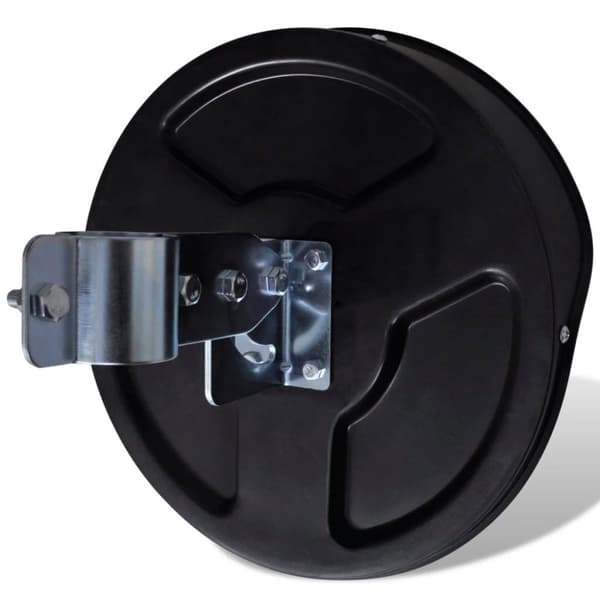 vidaXL Konvex trafikspegel 30 cm PC-plast svart