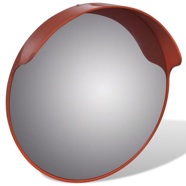 vidaXL Kupera liikennepeili ulkokäyttöön PC-muovi 45 cm oranssi