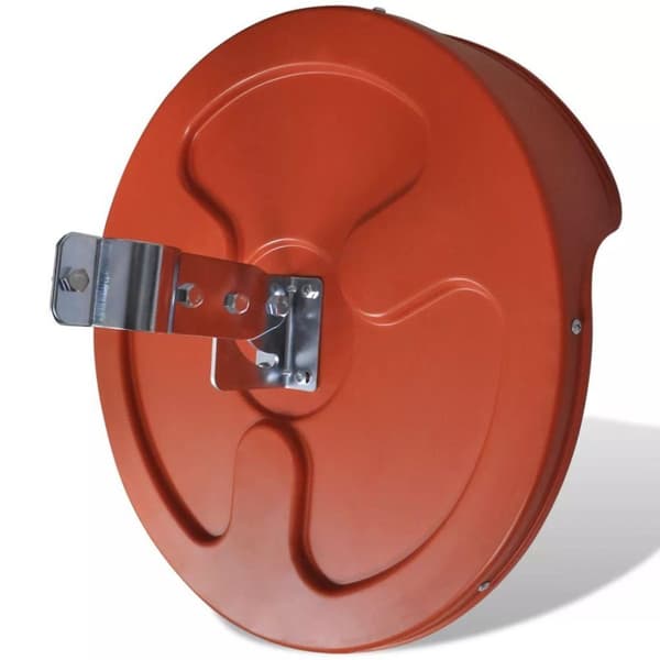 vidaXL Kupera liikennepeili ulkokäyttöön PC-muovi 45 cm oranssi