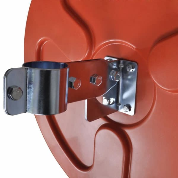 vidaXL Kupera liikennepeili ulkokäyttöön PC-muovi 45 cm oranssi