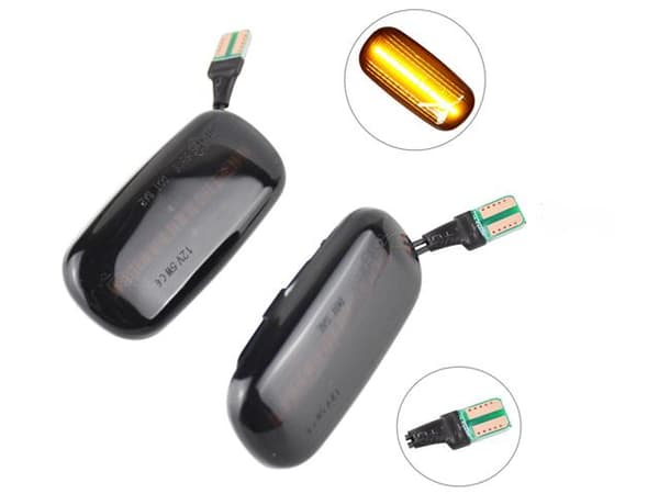 Led dynamisk blinkers Audi A3 A4 A6 Smoke lens  styling 2-pack