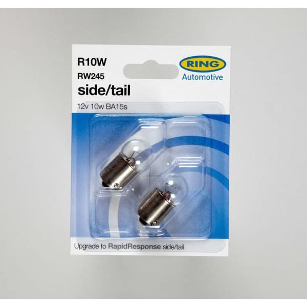 Ring R10W 10W Side Tail Bulbs (Pack Of 2)