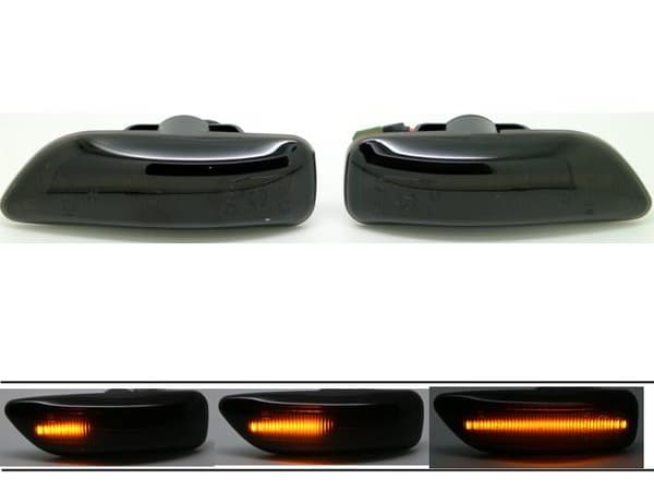 Led dynamisk blinkers Volvo S60 V70 S80 XC70 Smoke lens  2-pack