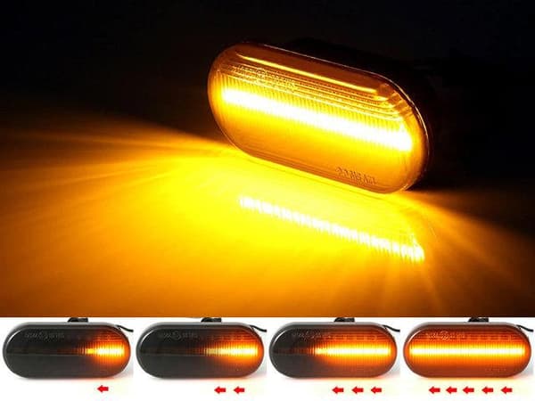 Led dynamisk blinkers VW Skoda Ford Seat smoke styling 2-pack