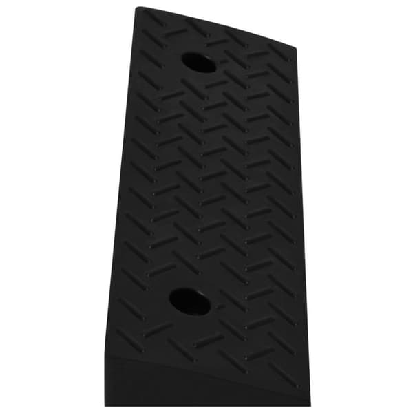 vidaXL Fortausrampe 2 stk 50x17,5x5 cm gummi