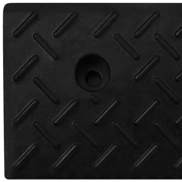 vidaXL Fortausrampe 2 stk 50x17,5x5 cm gummi