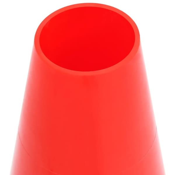 vidaXL Heijastavat liikennekartiot 20 kpl punainen ja valkoinen 50 cm
