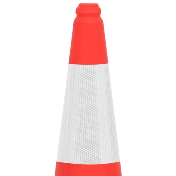 vidaXL Heijastavat liikennekartiot vankoilla pohjilla 4 kpl 75 cm