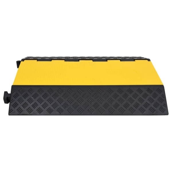 vidaXL Kabelbeskytter 2 kanaler 90 cm gummi