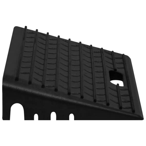vidaXL Fortausramper 2 stk 50x30x11 cm gummi