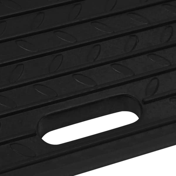 vidaXL Fortausramper 2 stk 50x30x11 cm gummi