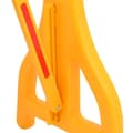 Miniatyrbillede 7 af 10: vidaXL foldbar vejafspærring 250x38x96 cm gul og sort
