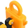 Miniatyrbillede 9 af 10: vidaXL foldbar vejafspærring 250x38x96 cm gul og sort