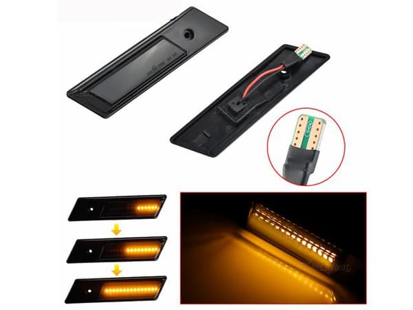 Led dynamisk blinkers BMW E32 E34 E36 Smoke styling 2-pack