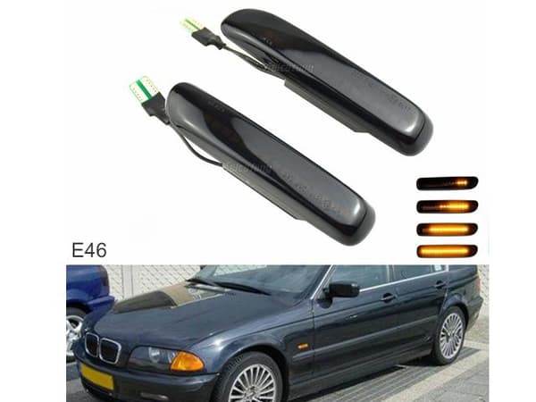 Led dynamisk blinkers BMW E46 Smoke styling 2-pack