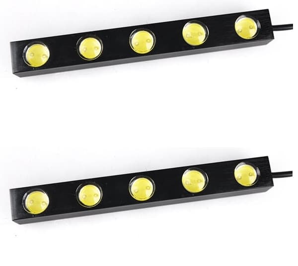 DRL - varselljus, 5stk HighPower-LED, 5W