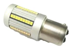Canbus LED-lampa, 1157-66SMD, 1300±10lm, Röd